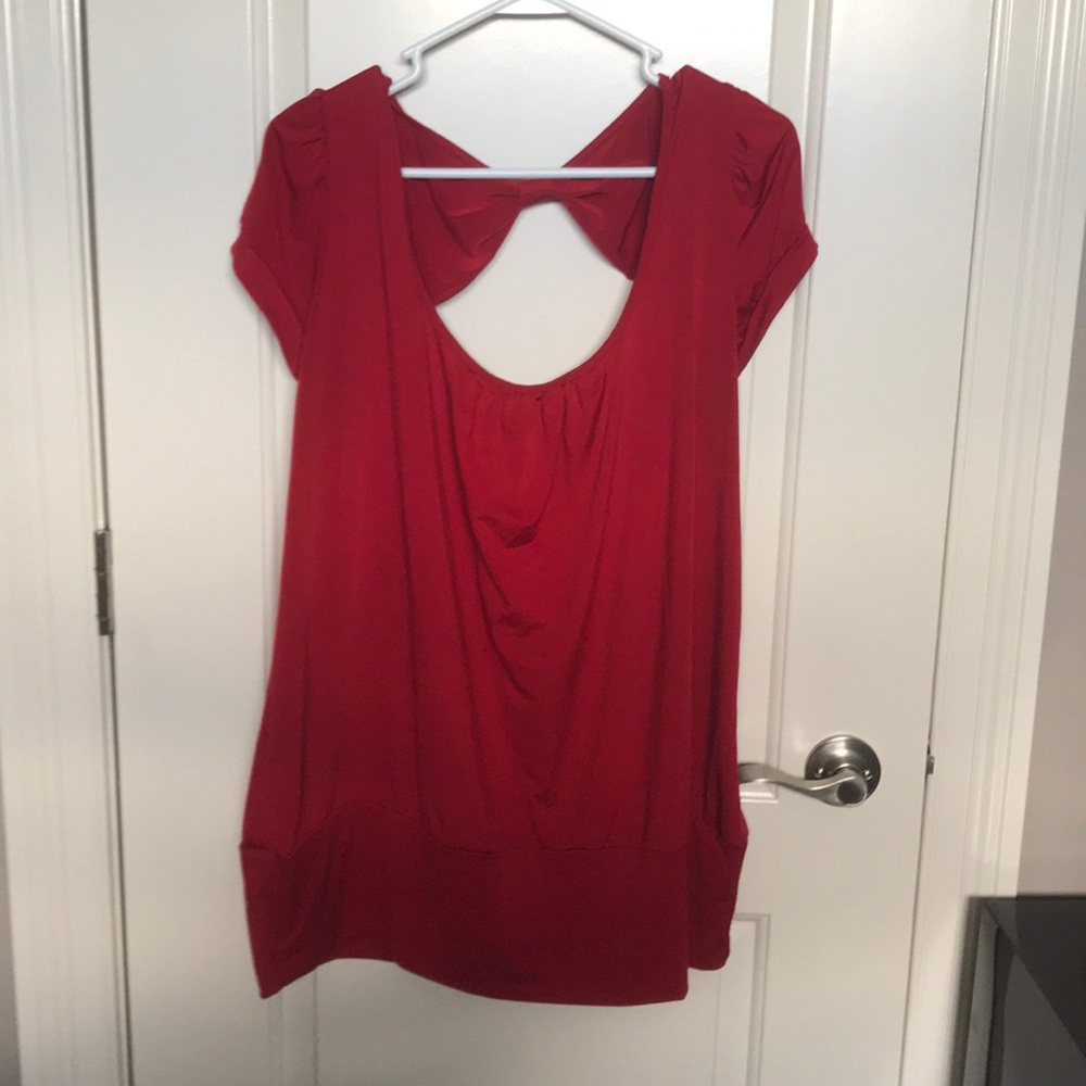 Torrid Red Blouse